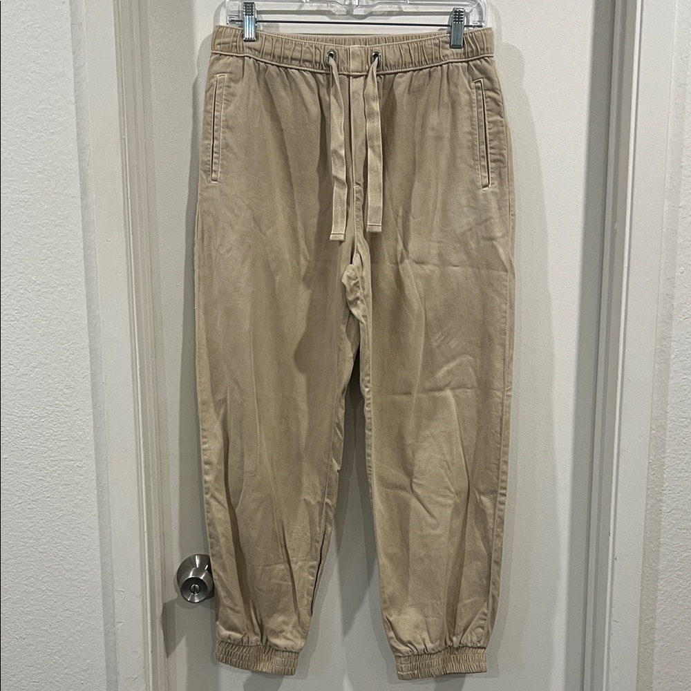 Zara Women's Tan Jogger Pants Size Small